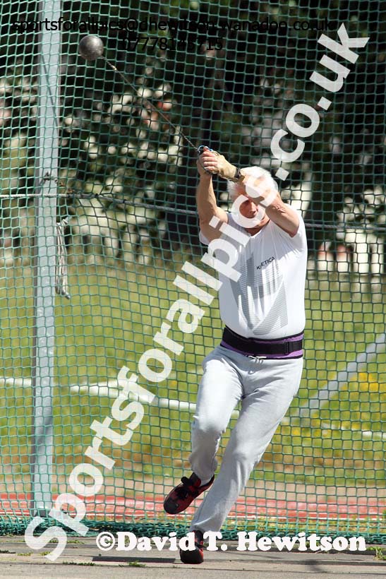 Hammer, North East Masters Champs, Monkton Stadium,  Jarrow. Photo: David T. Hewitson/Sports for All Pics
